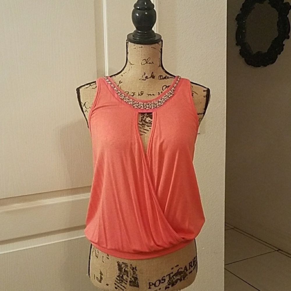 Charlotte Russe Coral Top